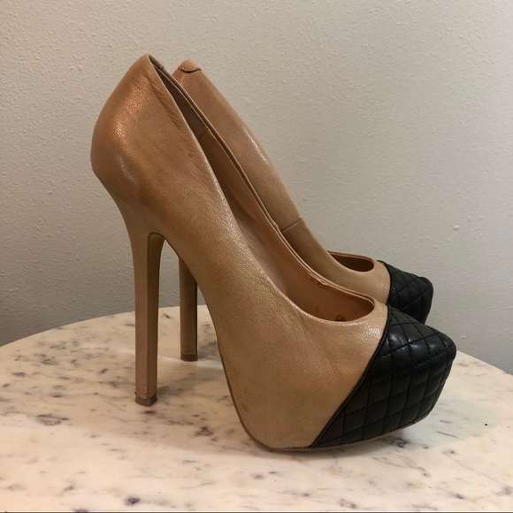 steve madden cap toe heels